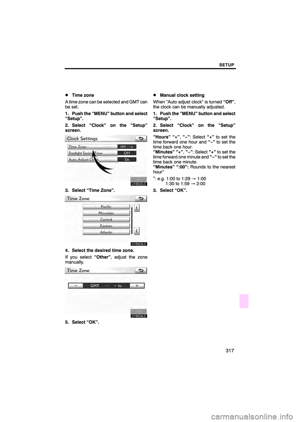 Lexus HS250h 2010  Navigation Manual 