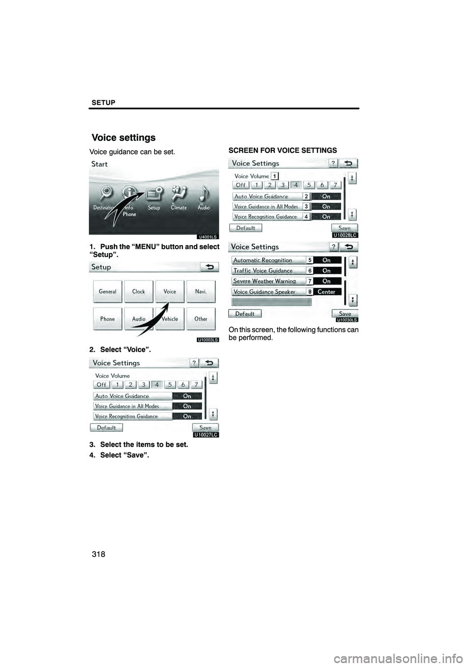 Lexus HS250h 2010  Navigation Manual 