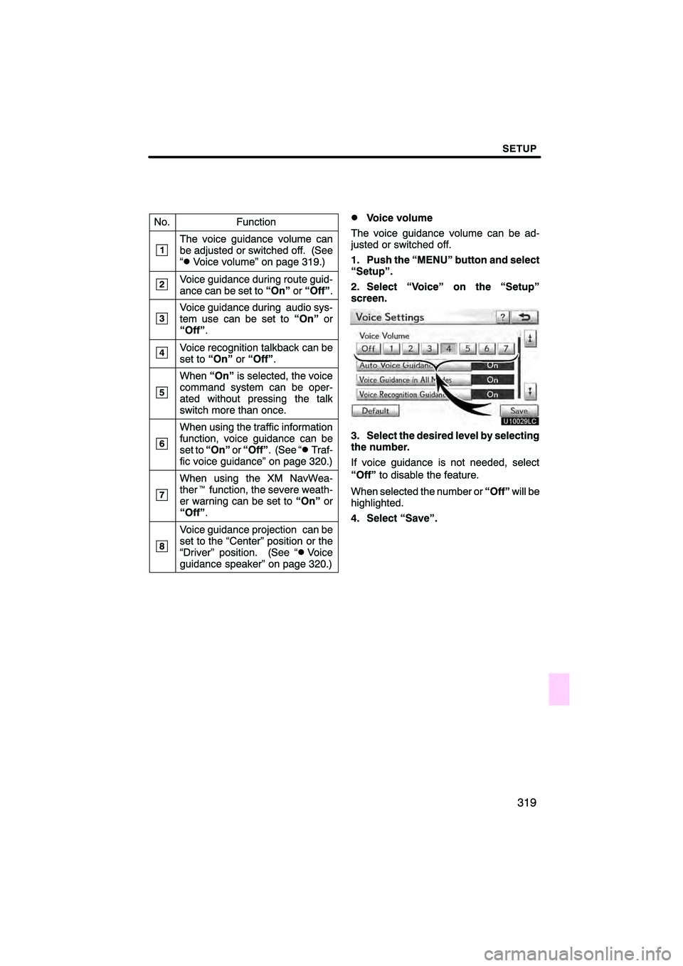 Lexus HS250h 2010  Navigation Manual 