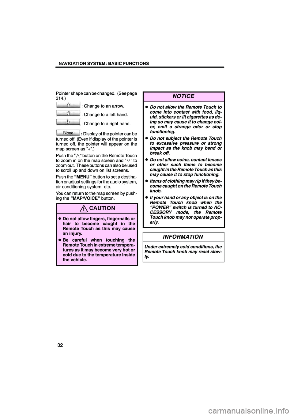 Lexus HS250h 2010  Navigation Manual 