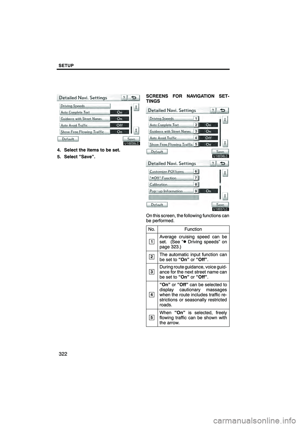 Lexus HS250h 2010  Navigation Manual 