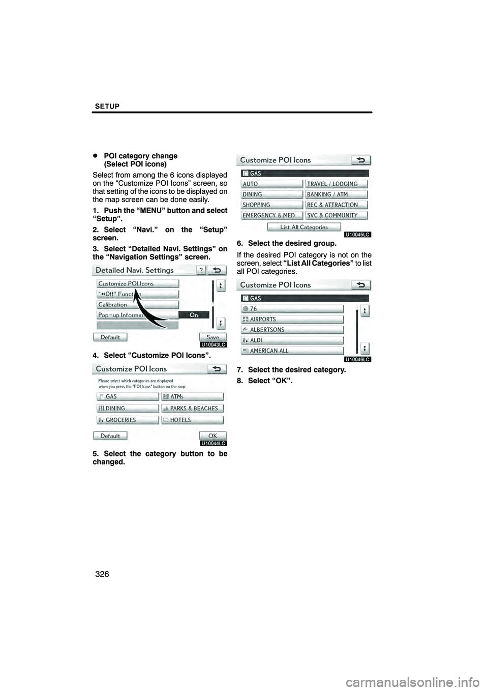 Lexus HS250h 2010  Navigation Manual 