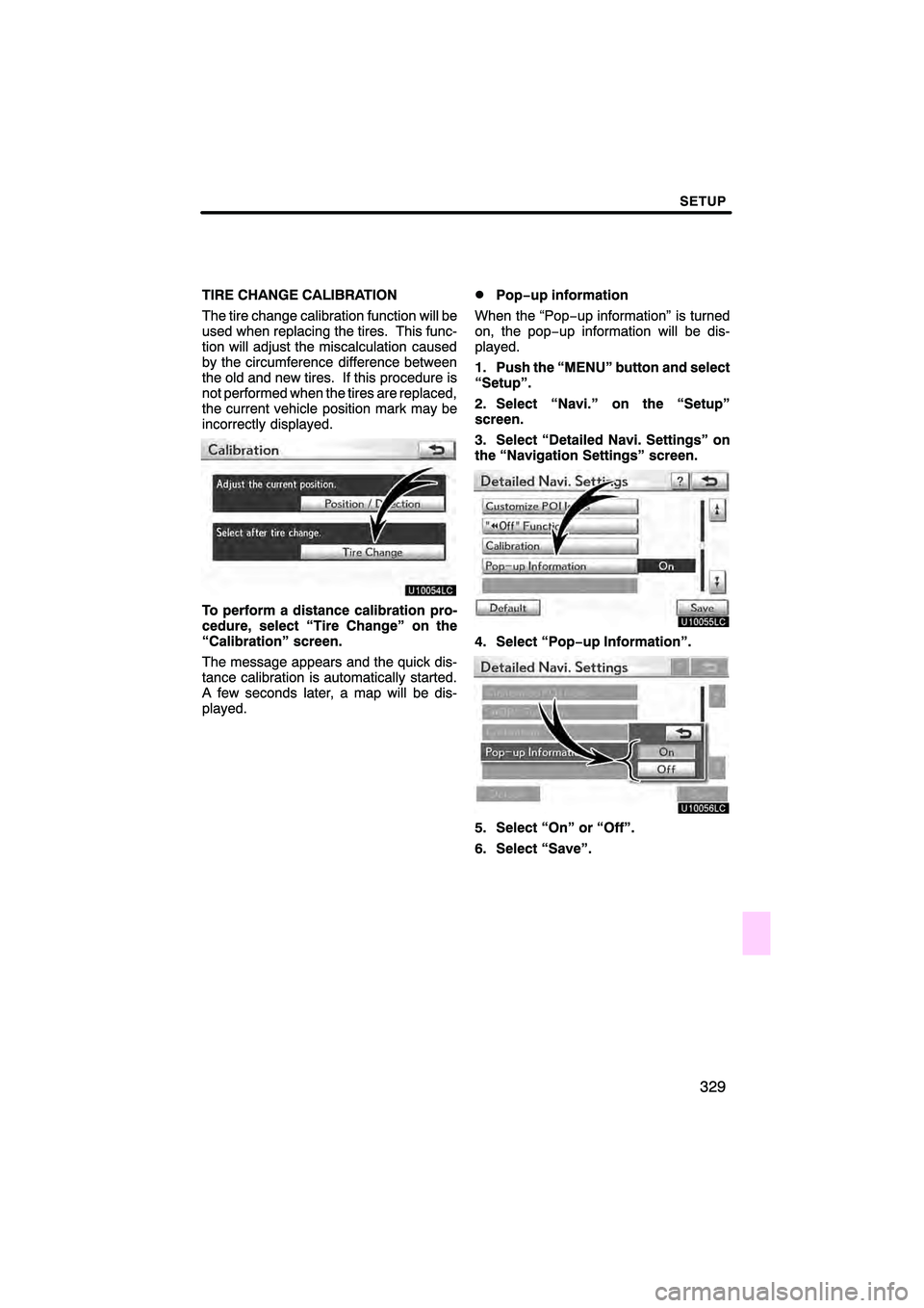Lexus HS250h 2010  Navigation Manual 