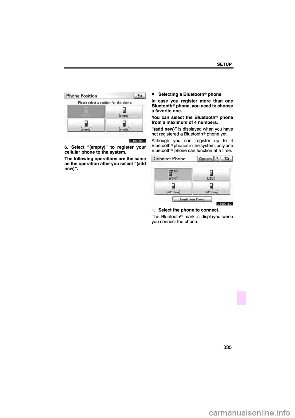 Lexus HS250h 2010  Navigation Manual 