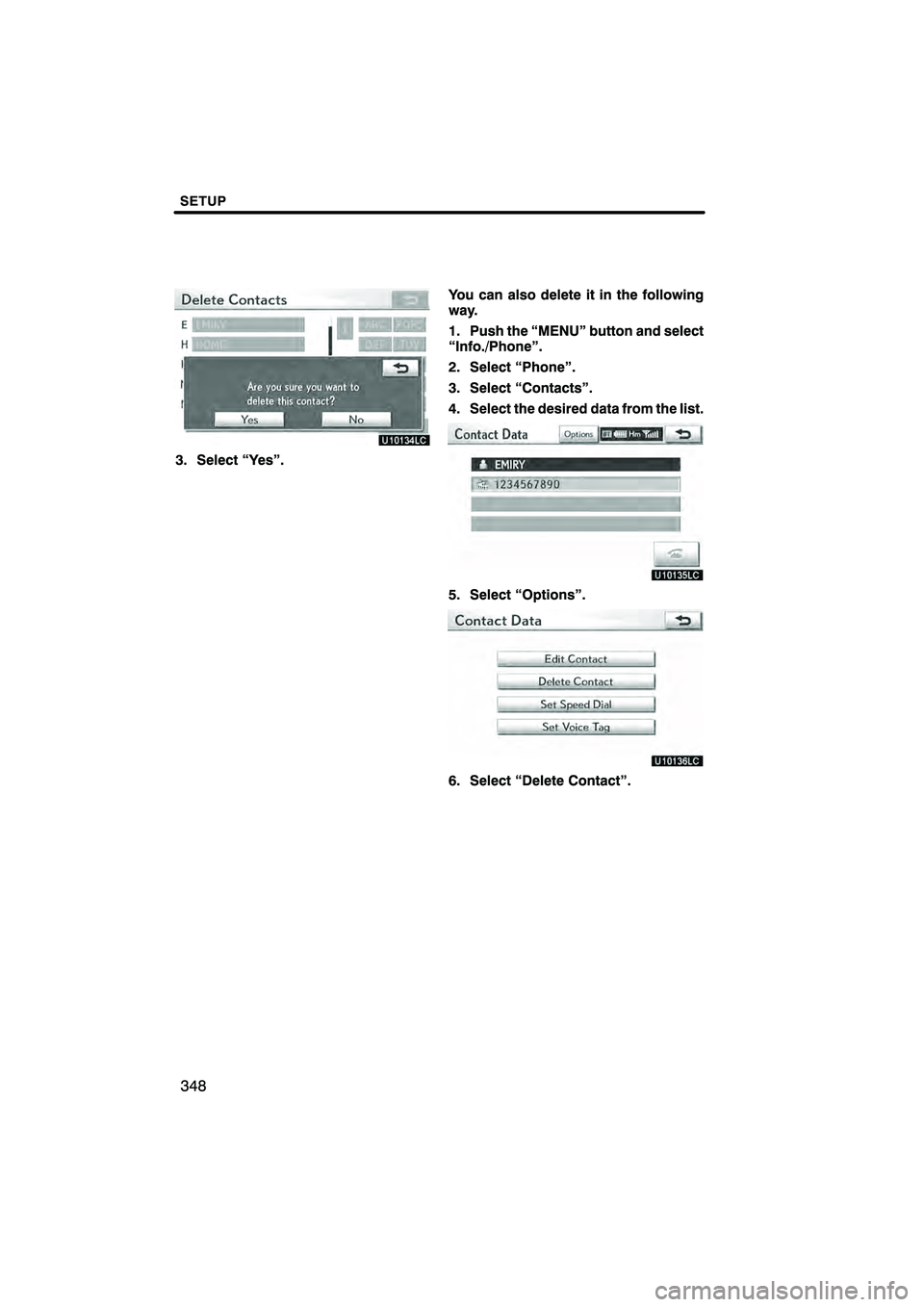 Lexus HS250h 2010  Navigation Manual 