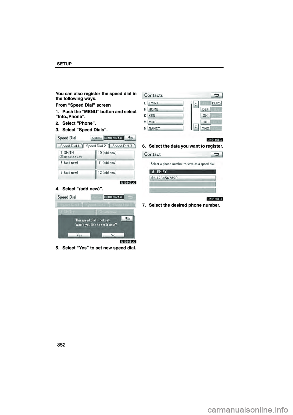 Lexus HS250h 2010  Navigation Manual 
