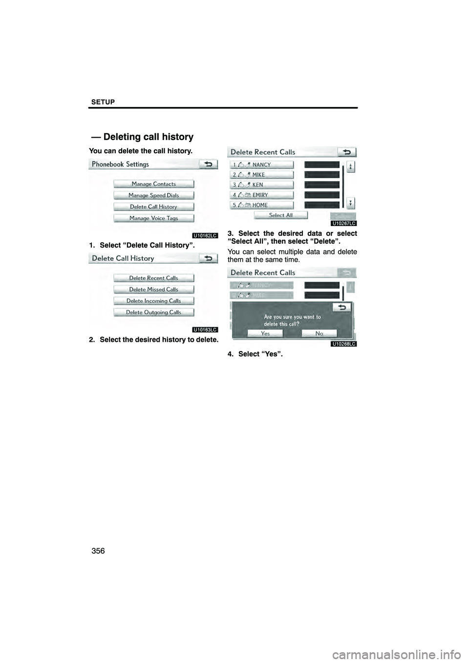 Lexus HS250h 2010  Navigation Manual 