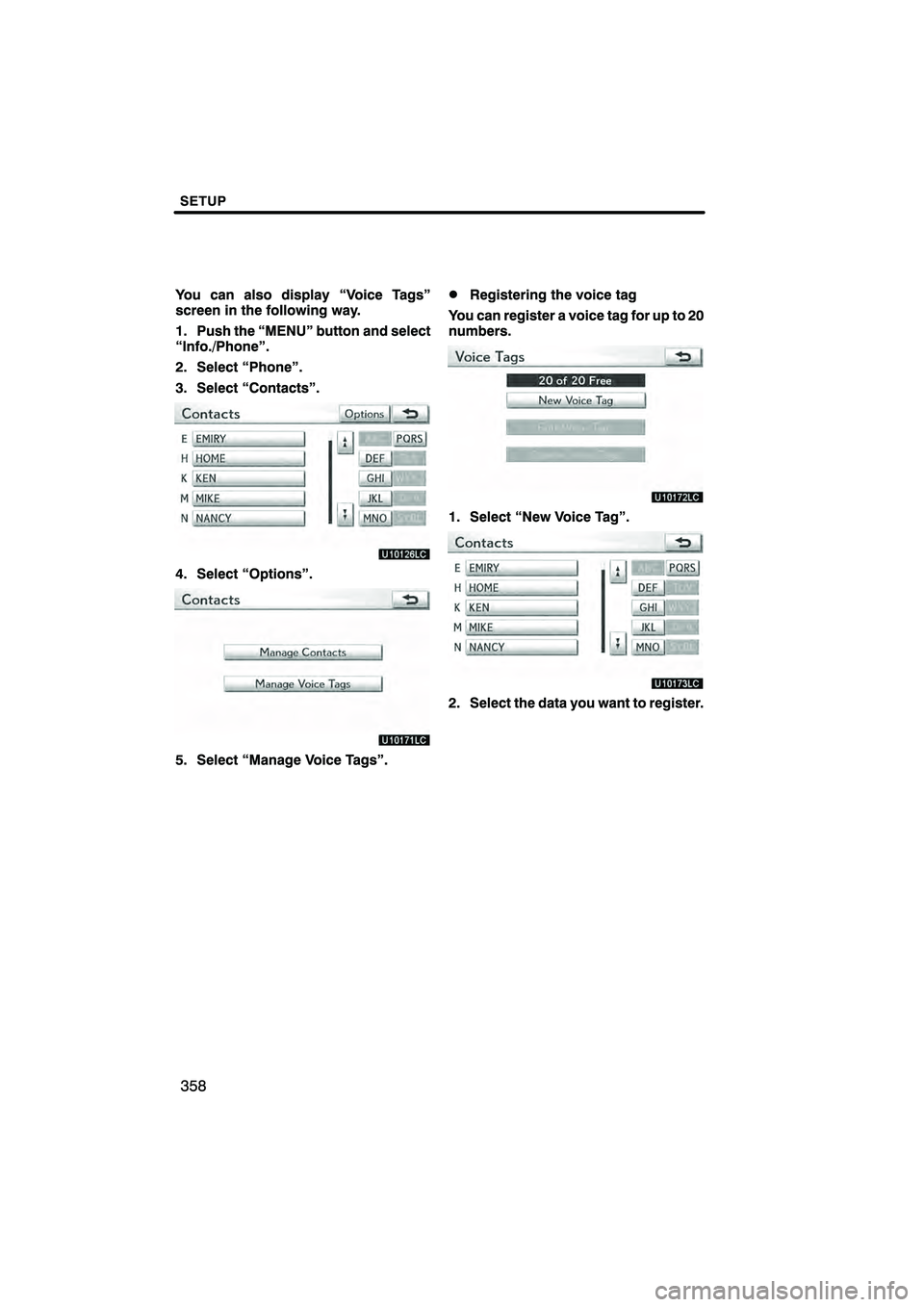 Lexus HS250h 2010  Navigation Manual 