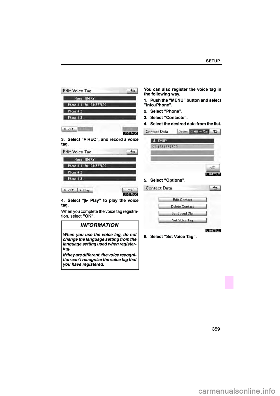 Lexus HS250h 2010  Navigation Manual 