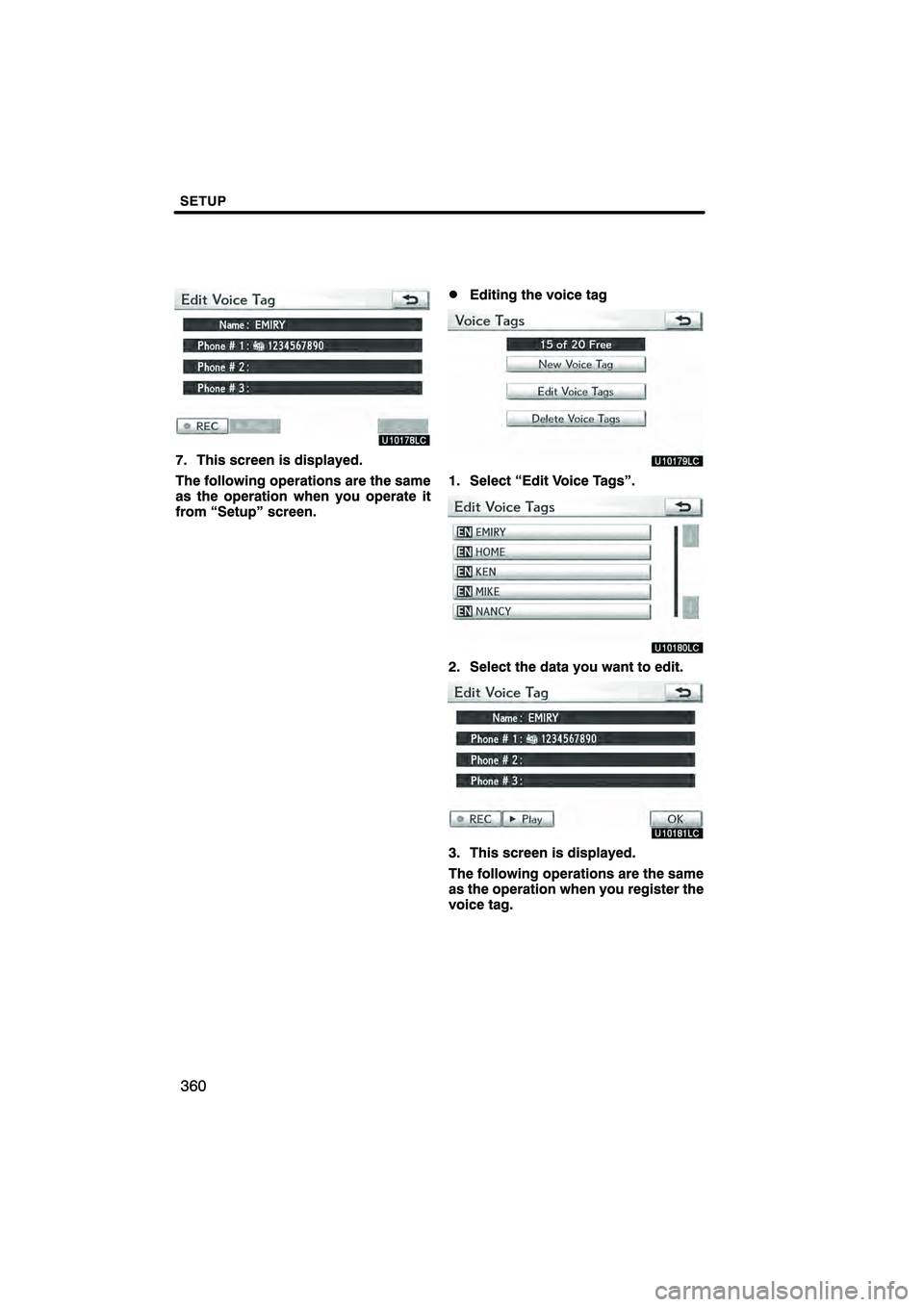 Lexus HS250h 2010  Navigation Manual 
