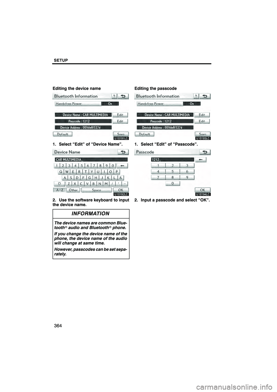 Lexus HS250h 2010  Navigation Manual 