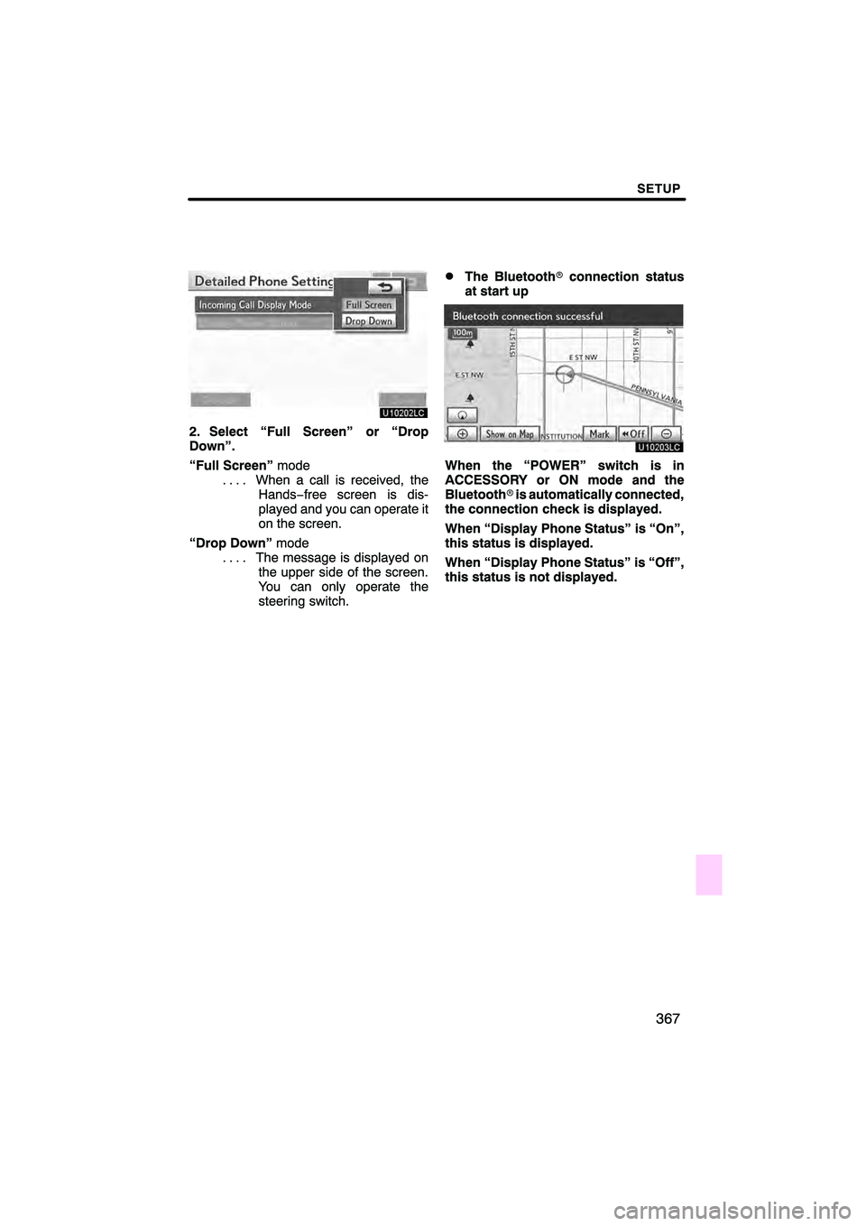 Lexus HS250h 2010  Navigation Manual 