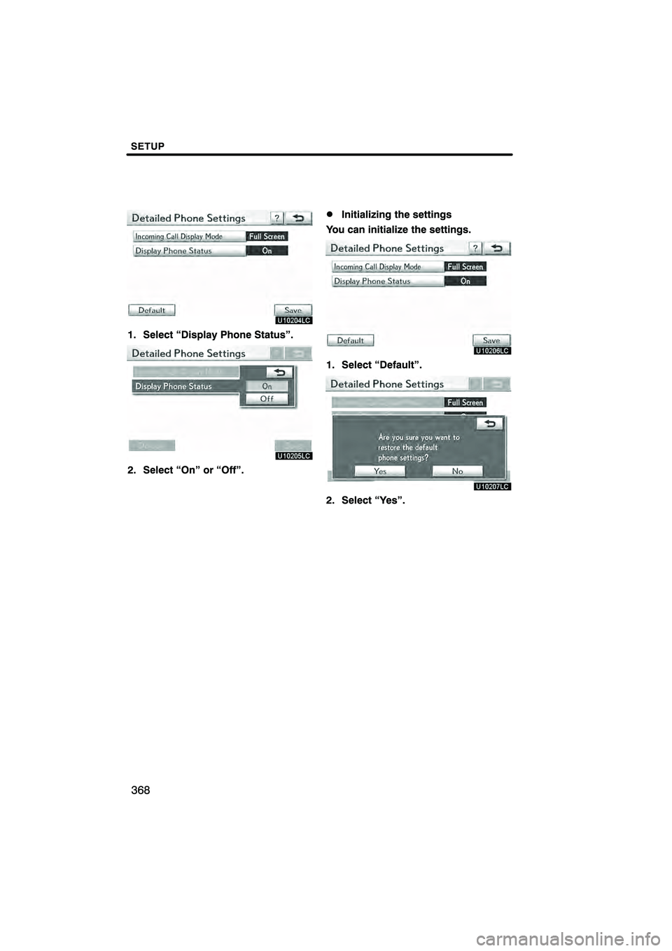 Lexus HS250h 2010  Navigation Manual 