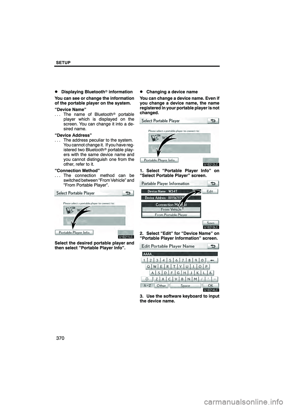 Lexus HS250h 2010  Navigation Manual 