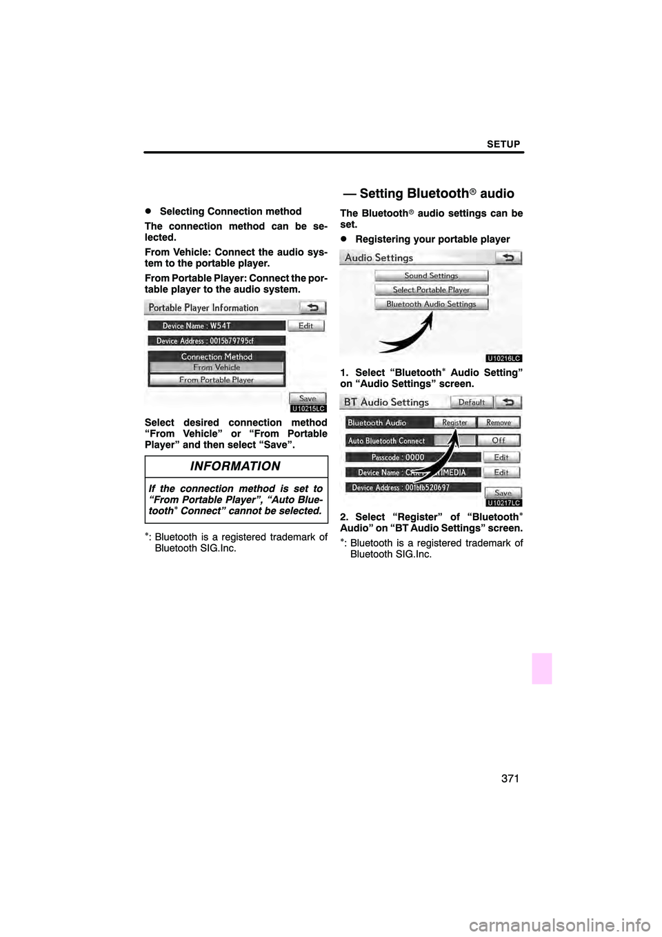 Lexus HS250h 2010  Navigation Manual 
