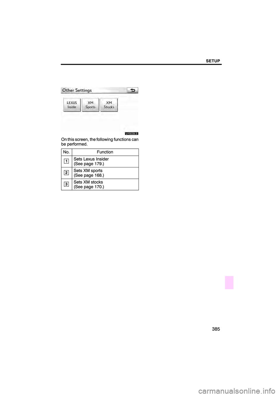 Lexus HS250h 2010  Navigation Manual 