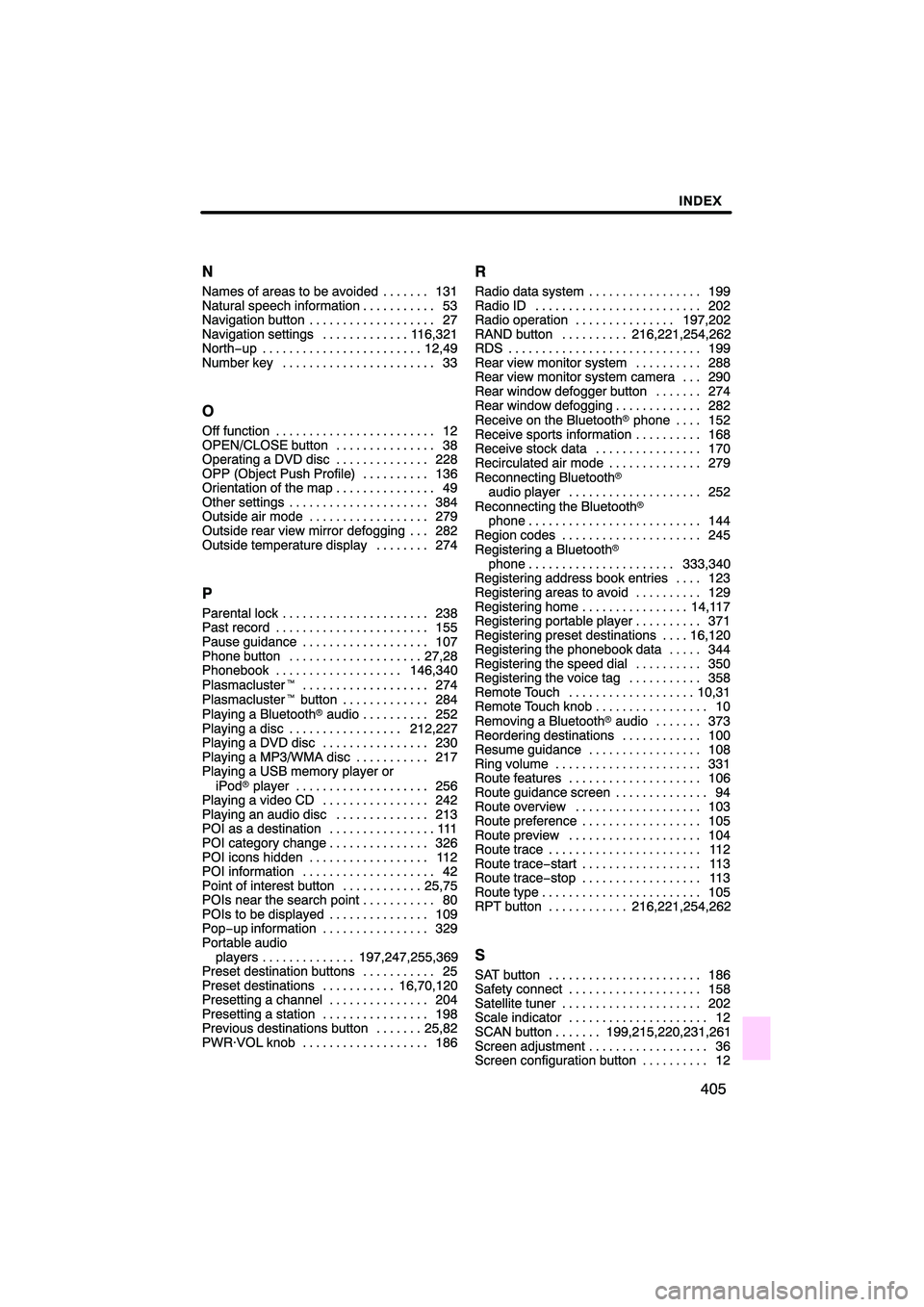 Lexus HS250h 2010  Navigation Manual 