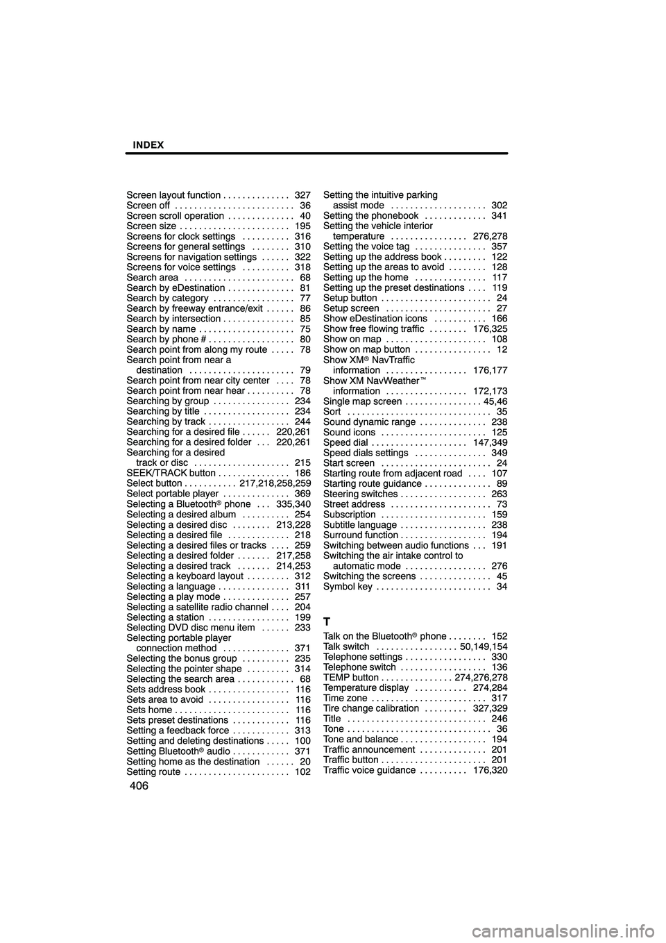 Lexus HS250h 2010  Navigation Manual 