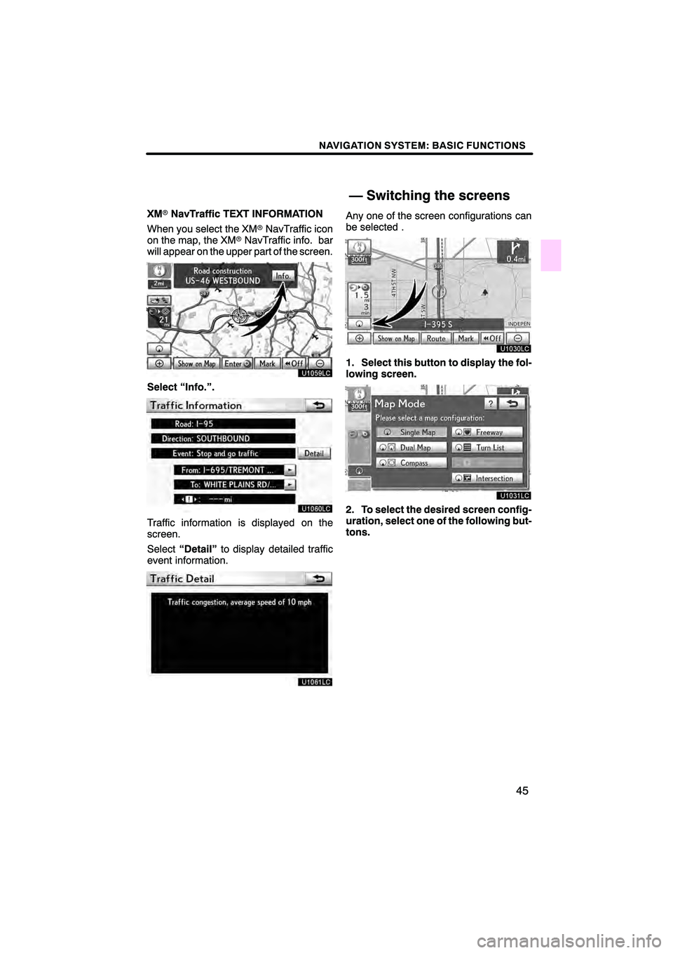 Lexus HS250h 2010  Navigation Manual 