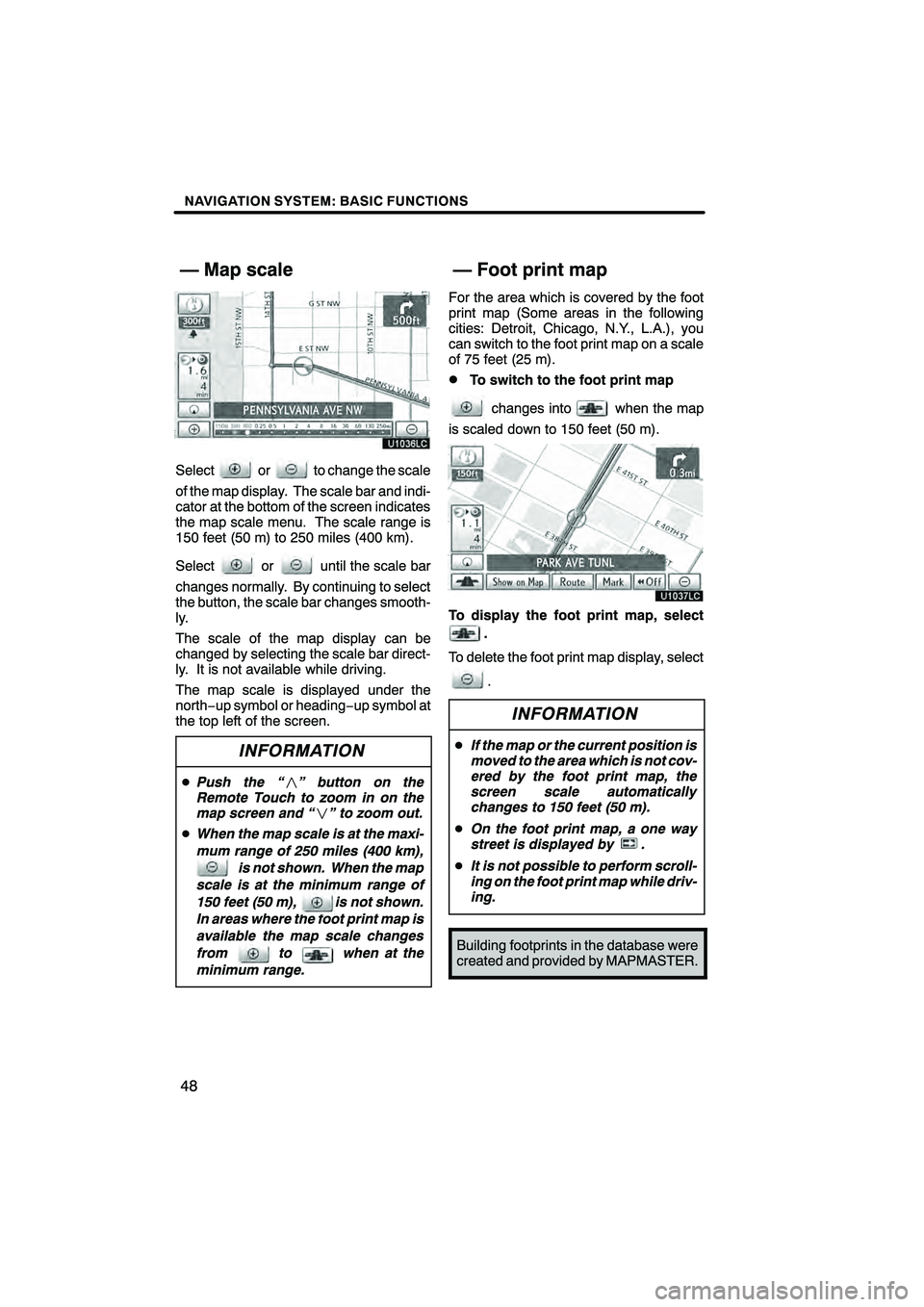 Lexus HS250h 2010  Navigation Manual 