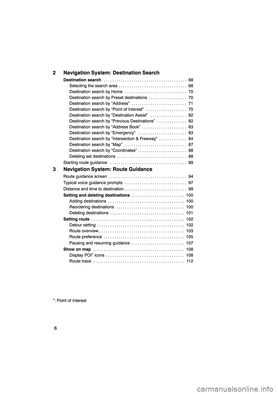 Lexus HS250h 2010  Navigation Manual 