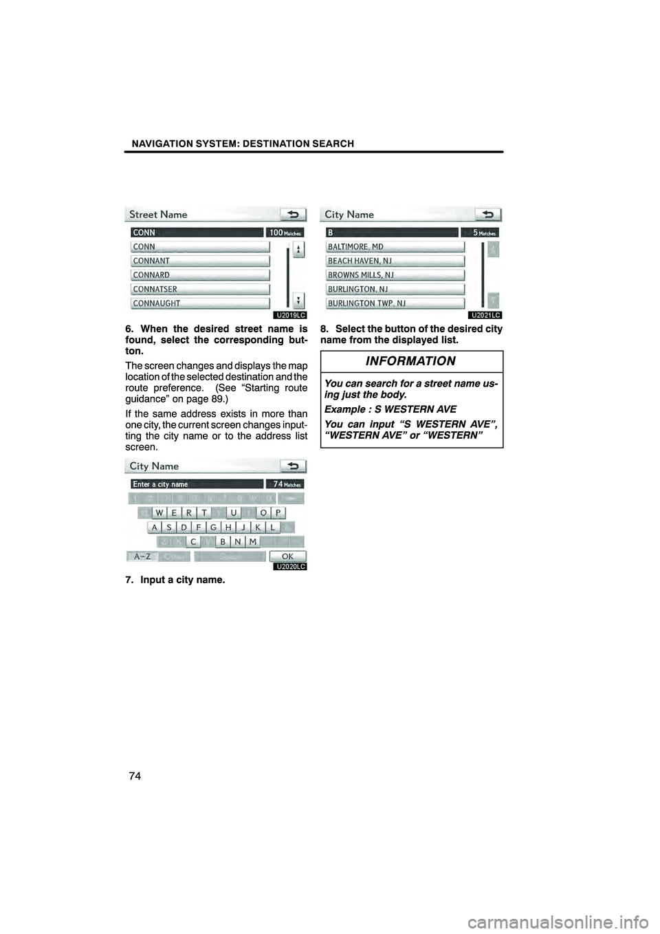 Lexus HS250h 2010  Navigation Manual 