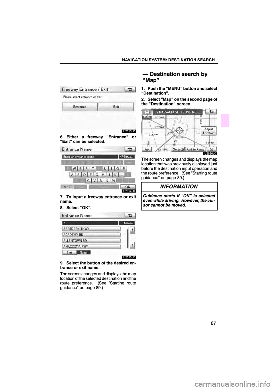 Lexus HS250h 2010  Navigation Manual 