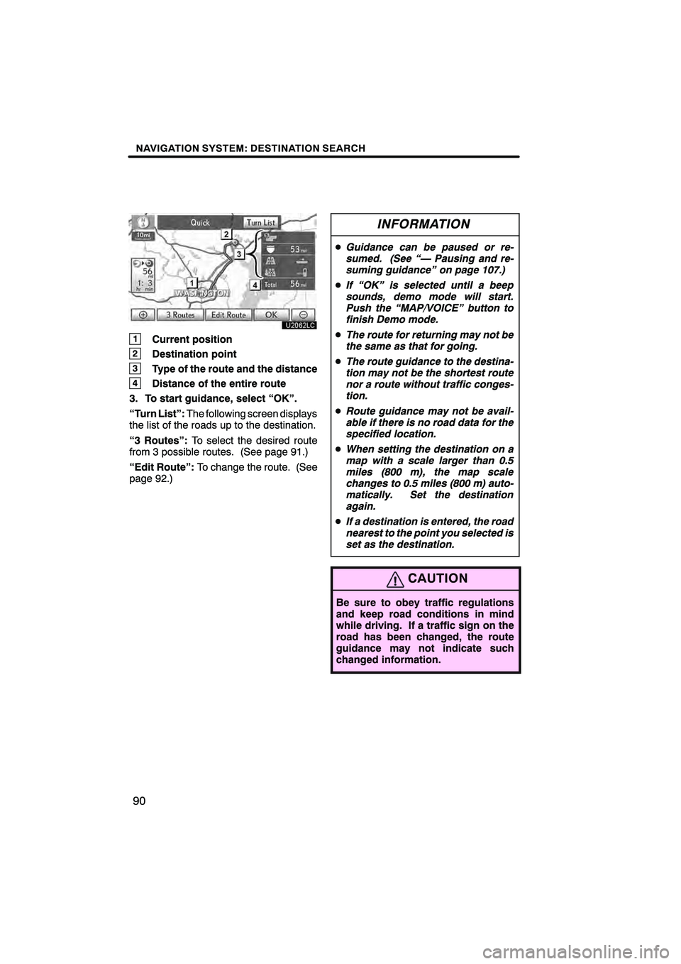 Lexus HS250h 2010  Navigation Manual 