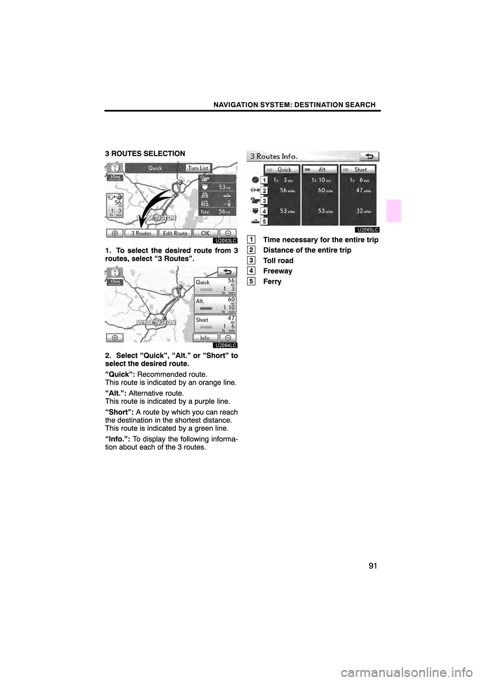 Lexus HS250h 2010  Navigation Manual 