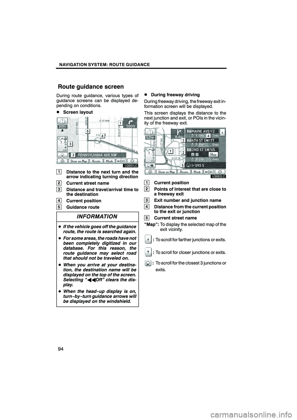 Lexus HS250h 2010  Navigation Manual 