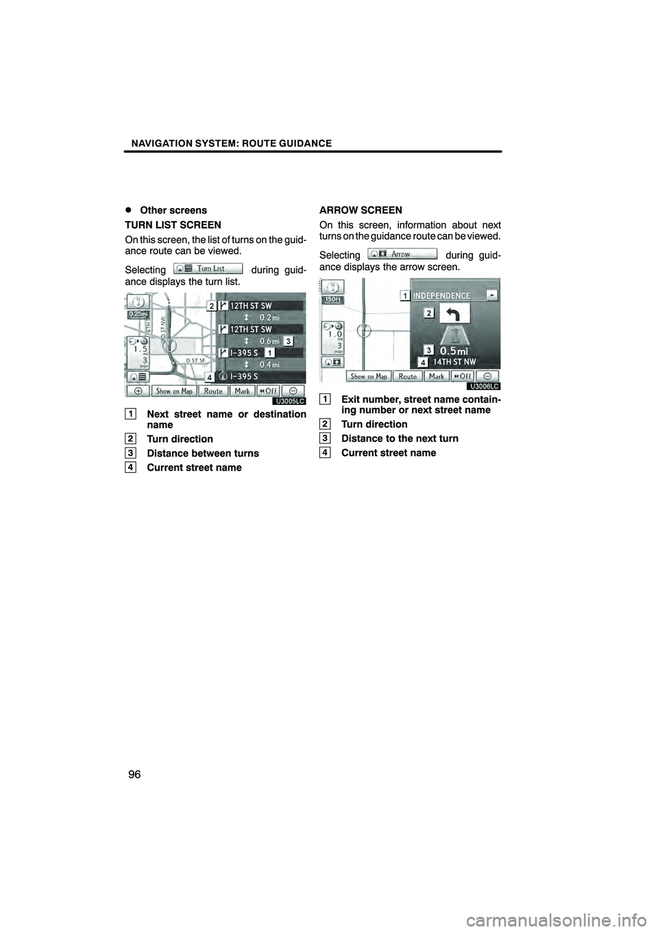Lexus HS250h 2010  Navigation Manual 