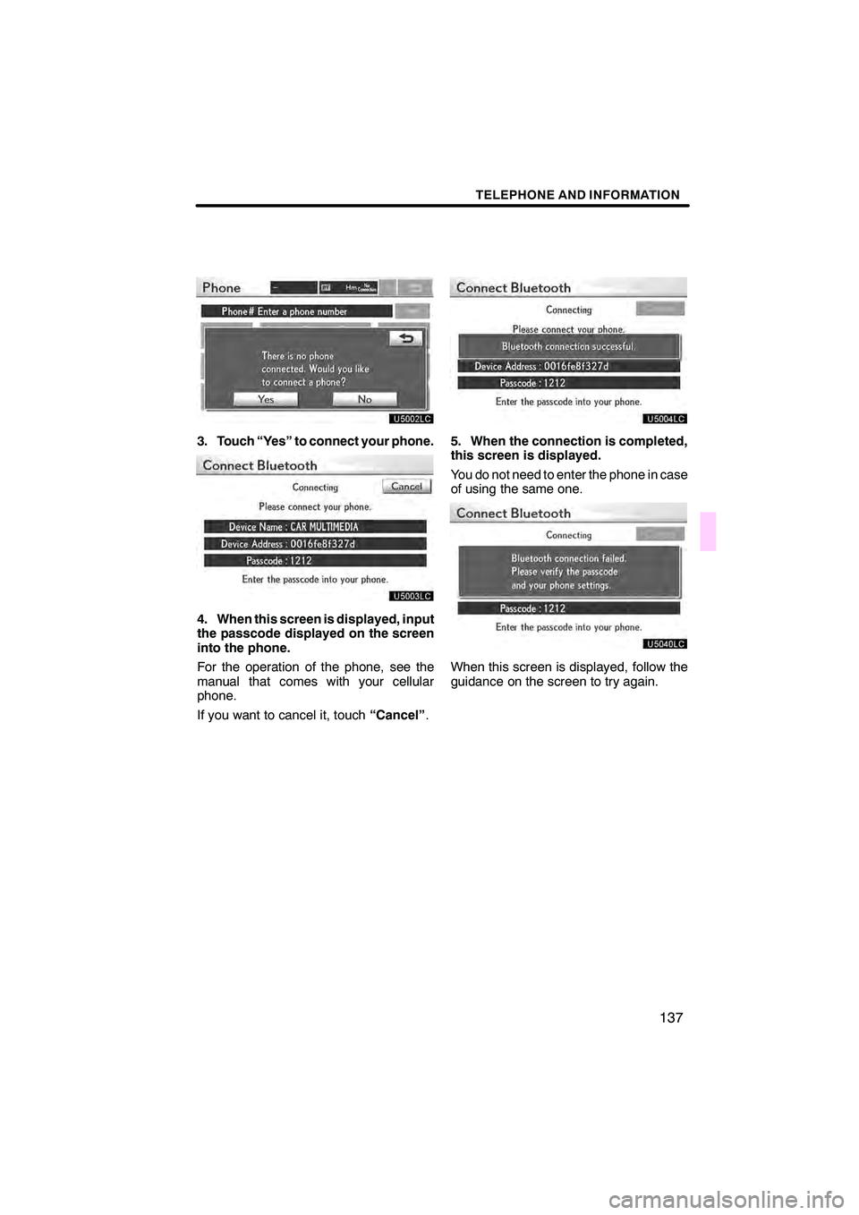 Lexus IS250C 2010  Navigation Manual  \b	 
\f
\b


      
       ! "#!$  
 #! ! "#!   
   
 \b	 
	\f
  \b	 
\b
	 