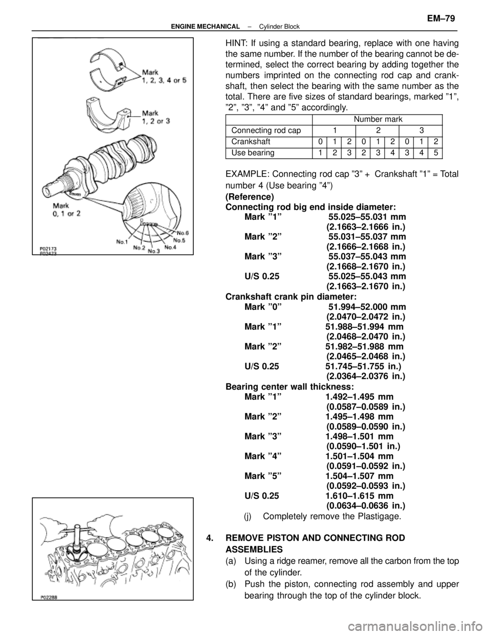 LEXUS SC300 1991 Service Repair Manual
HINT: If using a standard bearing, replace with one having
the same number. If the number of the bearing cannot be de-
termined, select the correct bearing by adding together the
numbers imprinted on LEXUS SC300 1991 Service Repair Manual
HINT: If using a standard bearing, replace with one having
the same number. If the number of the bearing cannot be de-
termined, select the correct bearing by adding together the
numbers imprinted on
