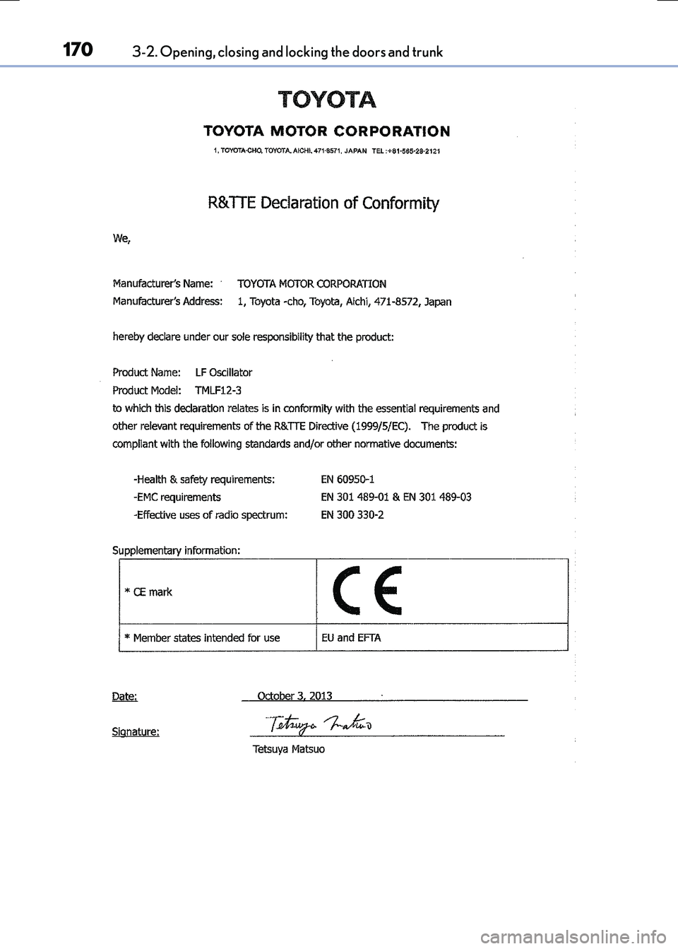 LEXUS RC300H 2017  Owners Manual 1703-2. Opening, closing and locking the doors and trunk
RC300h_EE(OM24740E) 
