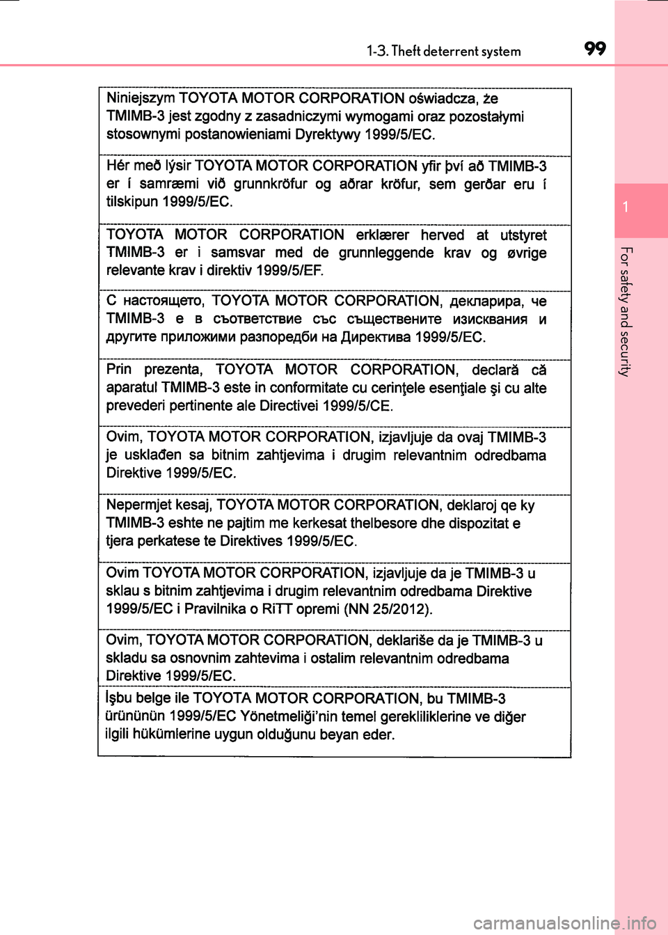 LEXUS RC300H 2017  Owners Manual 991-3. Theft deterrent system
1
For safety and security
RC300h_EE(OM24740E) 