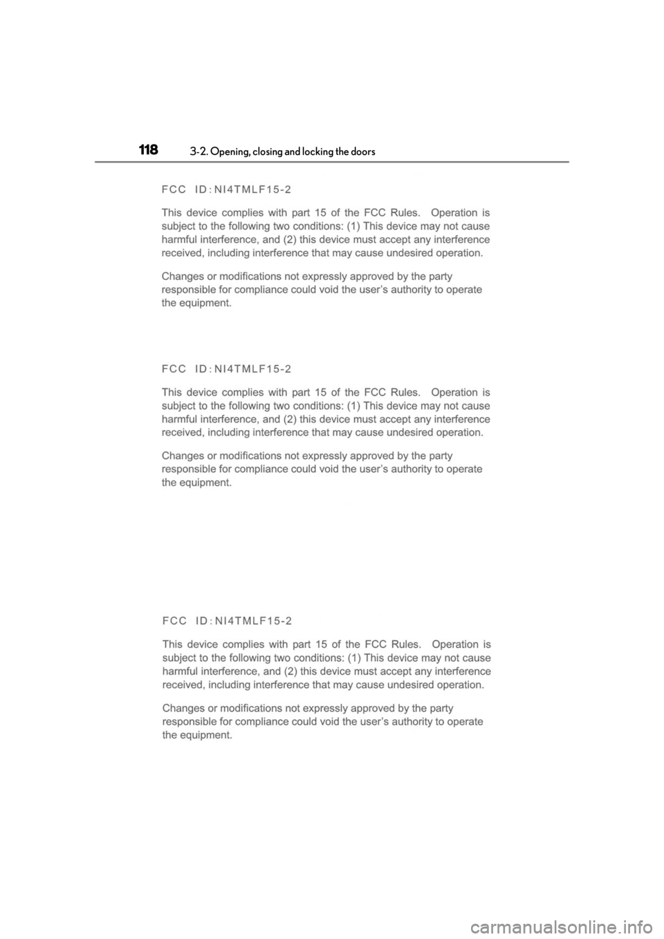 LEXUS RX350 2020  Owners Manual 1183-2. Opening, closing and locking the doors 
