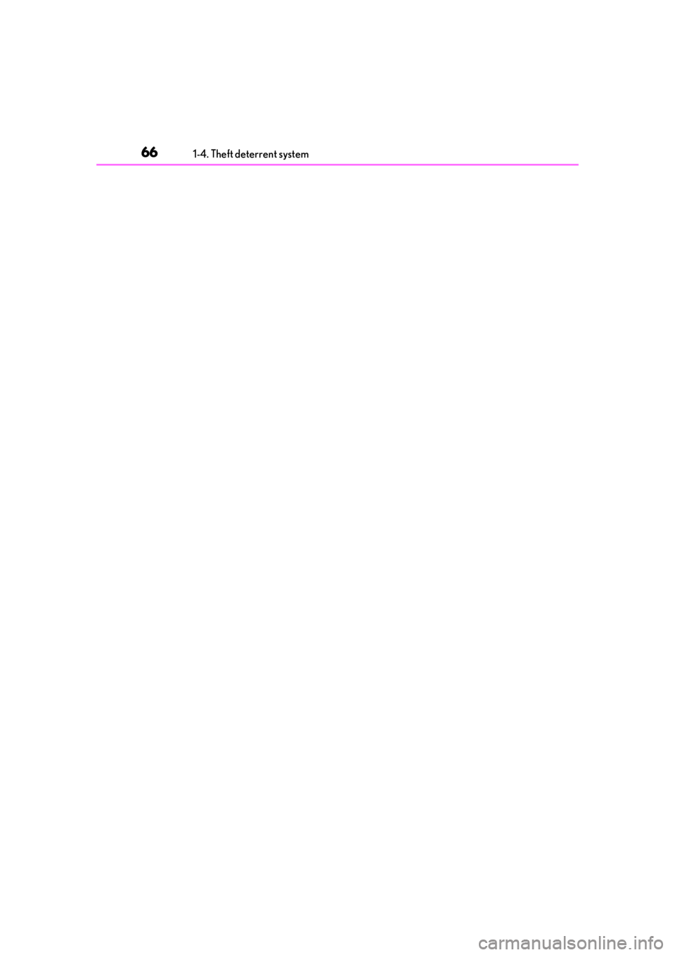 LEXUS UX200 2019  Owners Manual 661-4. Theft deterrent system 