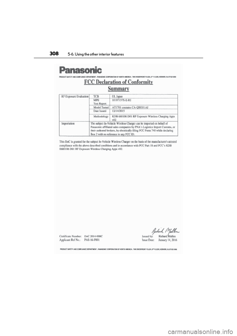 LEXUS UX250H 2019  Owners Manual 3085-6. Using the other interior features 