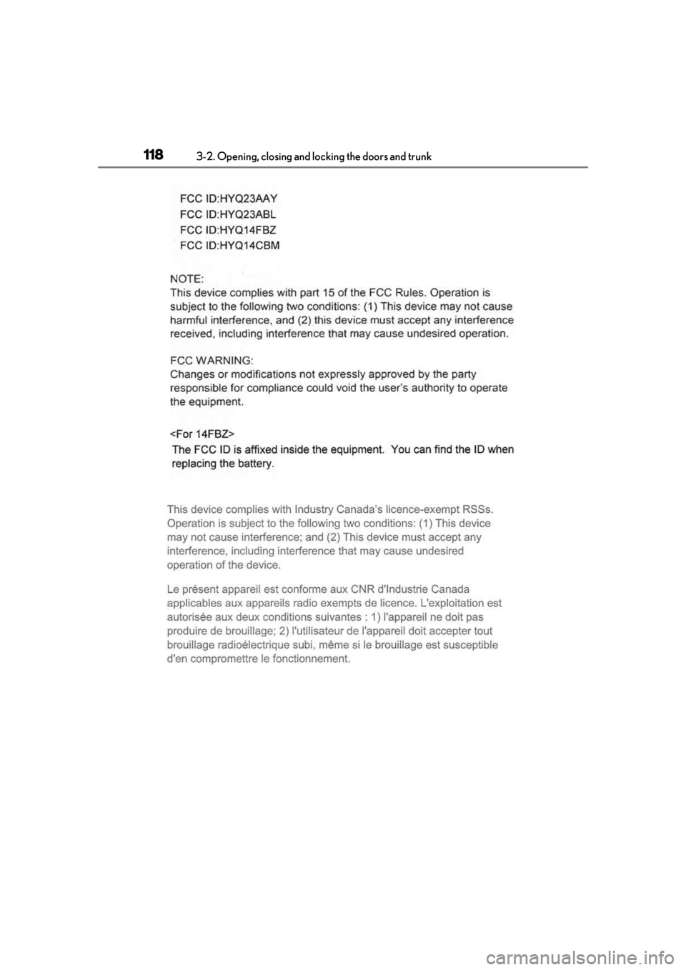 LEXUS LS500 2021  Owners Manual 1183-2. Opening, closing and locking the doors and trunk 