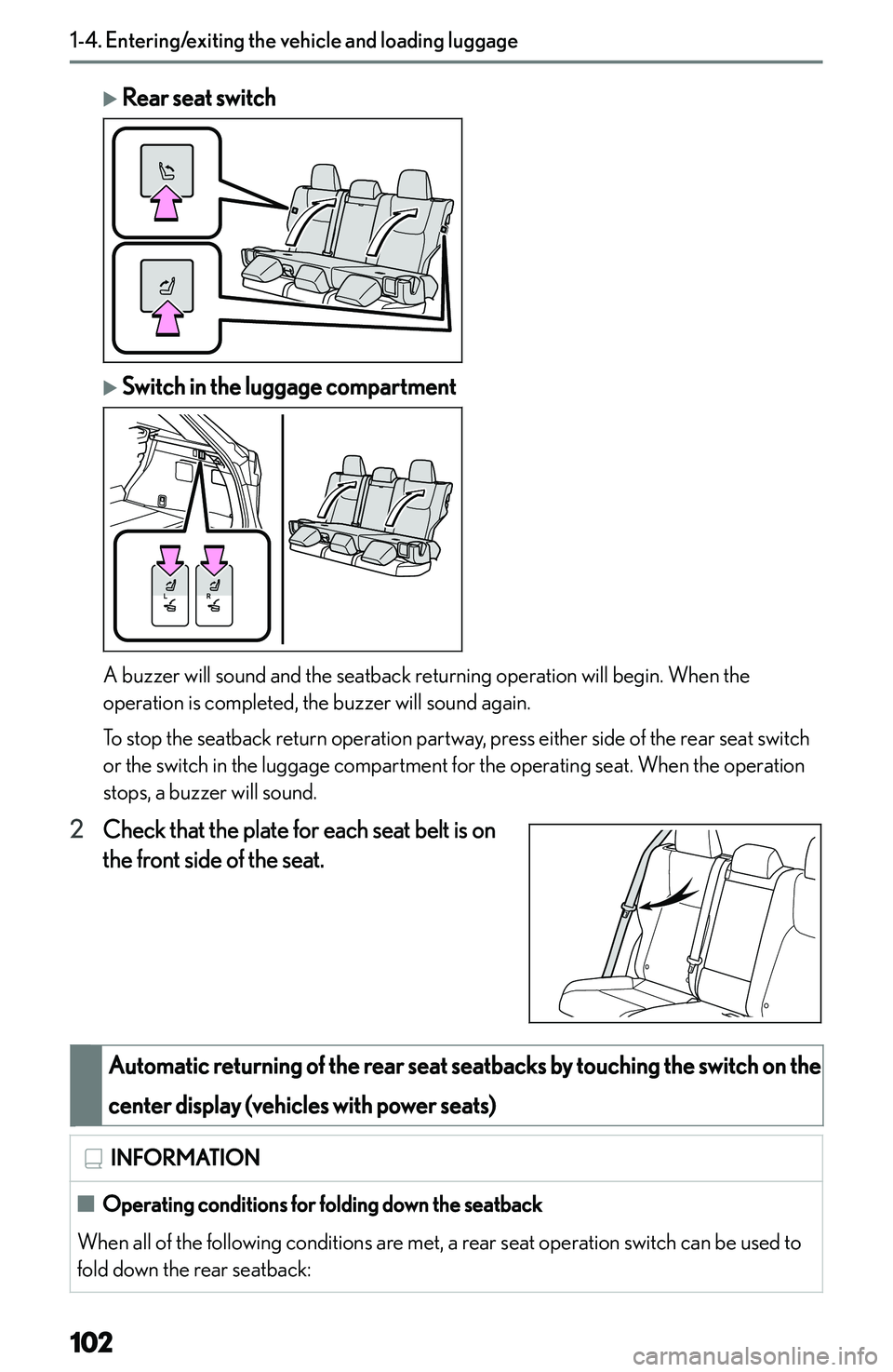 LEXUS NX250 350 2023  Owners Manual �
