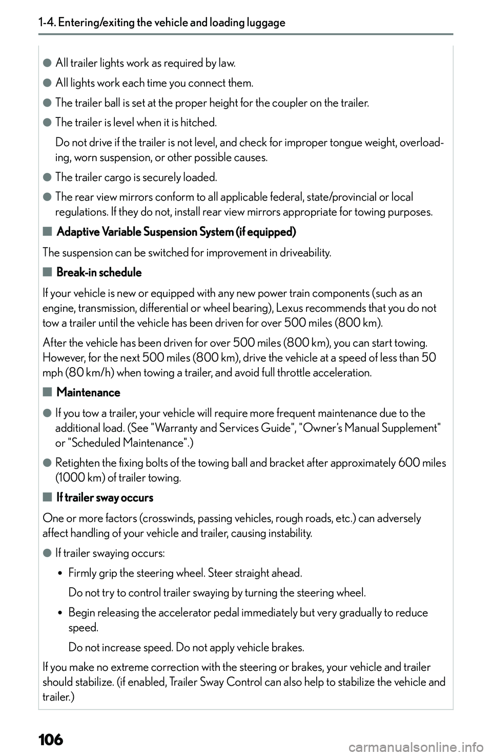 LEXUS NX250 350 2023  Owners Manual �