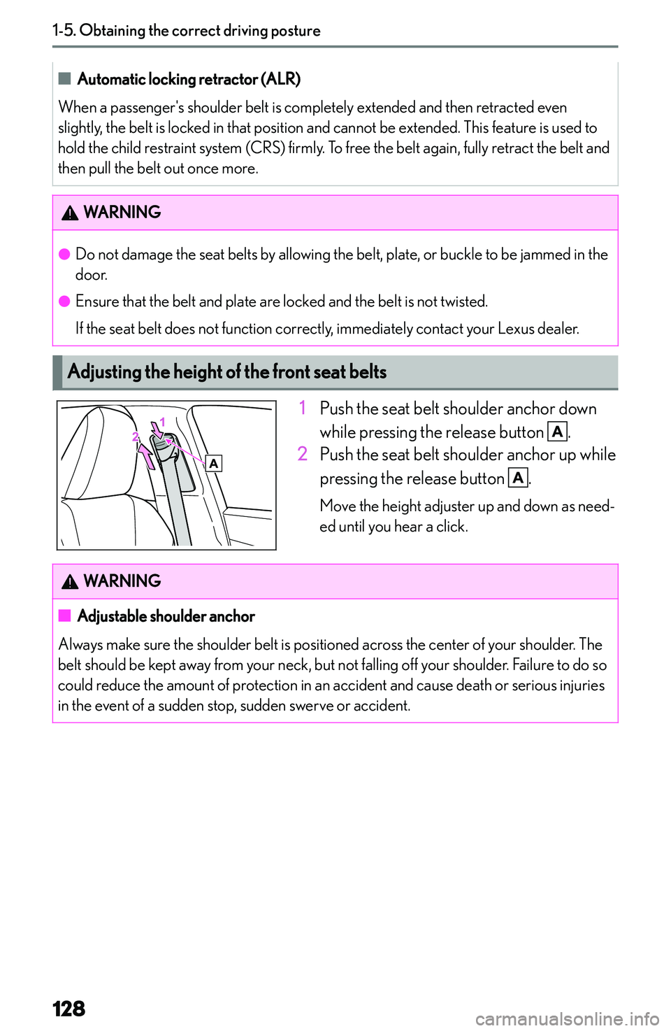LEXUS NX250 350 2023  Owners Manual �