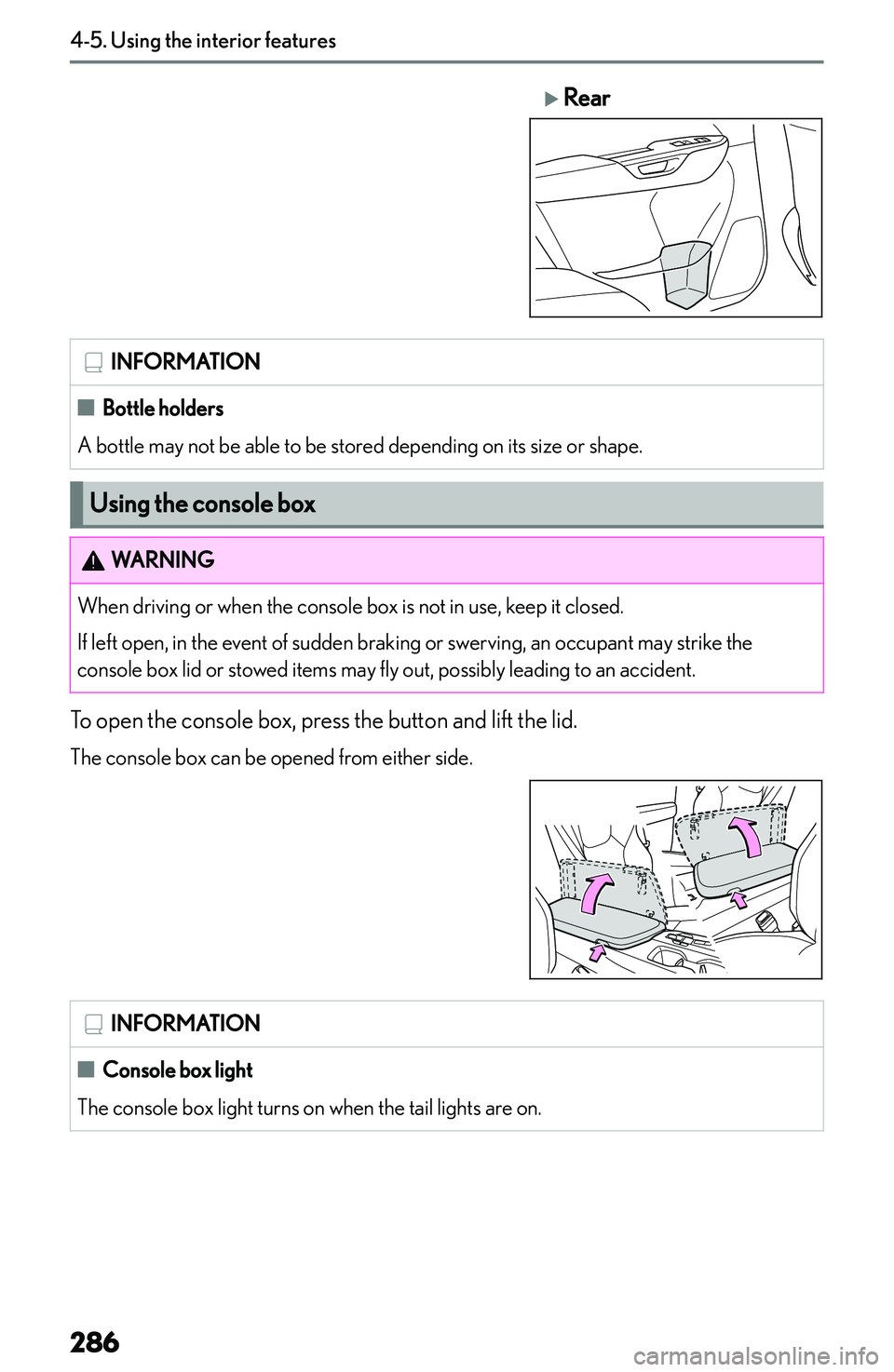 LEXUS NX250 350 2023  Owners Manual �I�N�F�O�R�M�A�T�I�O�N�