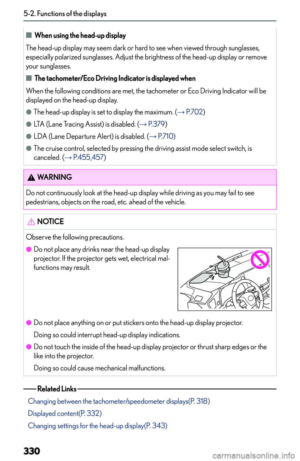 LEXUS NX250 350 2023  Owners Manual �