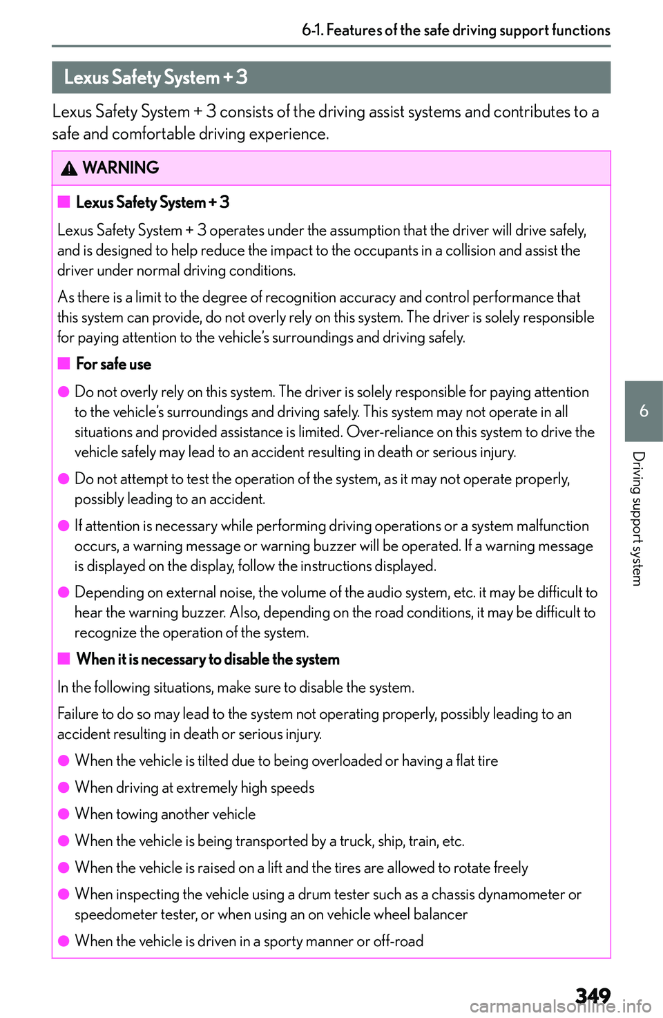 LEXUS NX250 350 2023  Owners Manual �L�e�x�u�s��S�a�f�e�t�y��S�y�s�t�e�m��+��3
�L�e�x�u�s� �S�a�f�e�t�y� �S�y�s�t�e�m� �+� �3� �c�o�n�s�i�s�t�s� �o�f� �t�h�e� �d�r�i�v�i�n�g� �a�s�s�i�s�t� �s�y�s�t�e�m�s� �a�n�d� �c�o�n�t�r�i�b�u�t�