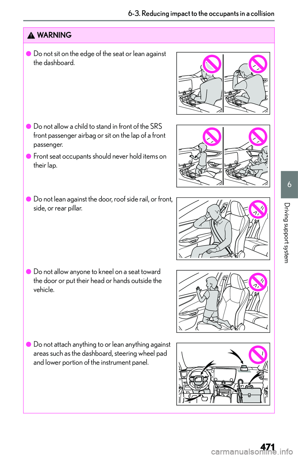 LEXUS NX250 350 2023  Owners Manual �W�A�R�N�I�N�G�