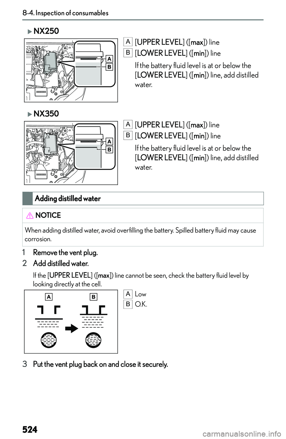 LEXUS NX250 350 2023  Owners Manual � �