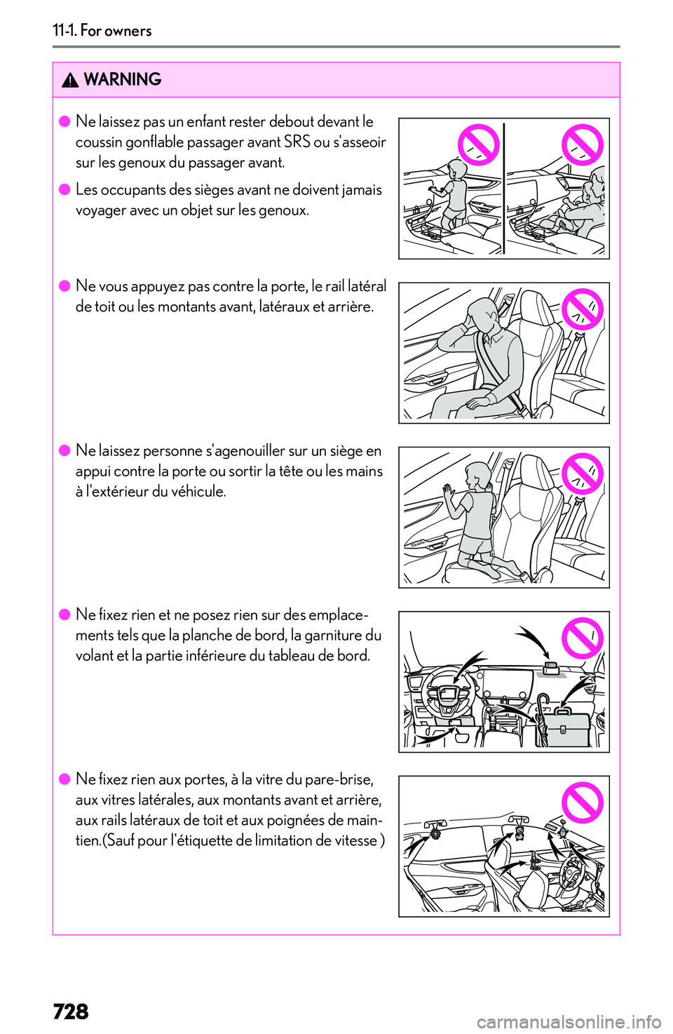 LEXUS NX250 350 2023  Owners Manual �W�A�R�N�I�N�G�