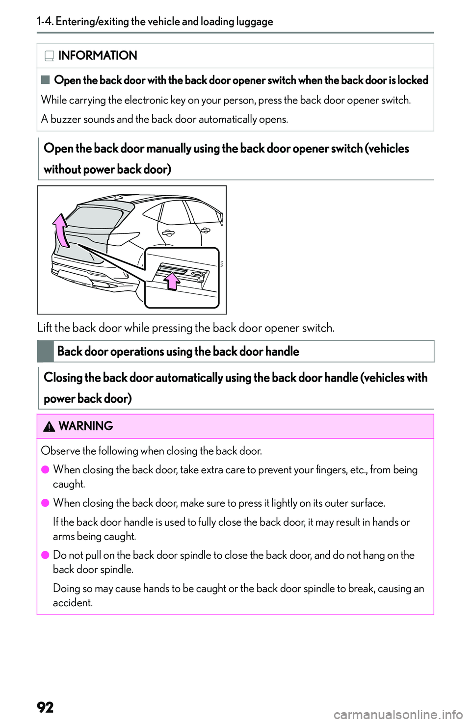 LEXUS NX250 350 2023  Owners Manual �I�N�F�O�R�M�A�T�I�O�N�