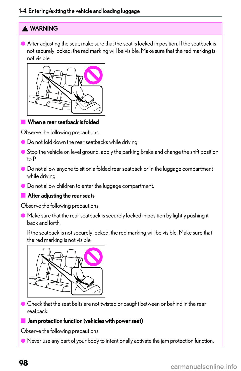 LEXUS NX250 350 2023  Owners Manual �W�A�R�N�I�N�G�